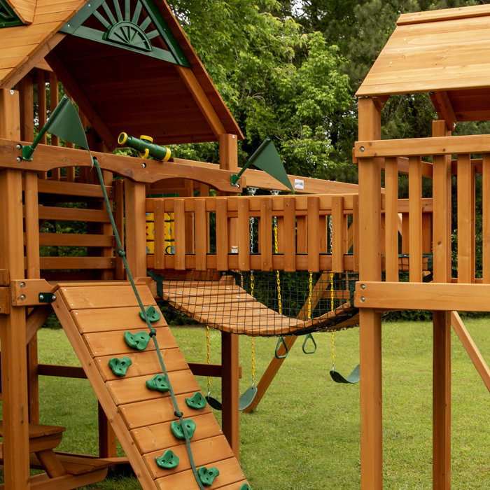 Gorilla Playsets Pioneer Peak Swing Set & Reviews Wayfair